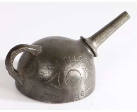Unusual A.C. Wells &amp; Co Unbreakable Moulders Lamp No.20