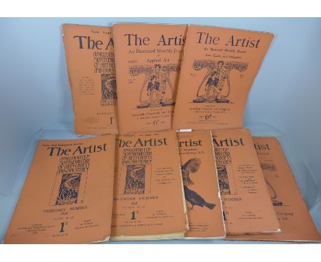 A collection of The Artist periodical, 1896 onwards, An Illustrated Monthly Journal of Applied Art 