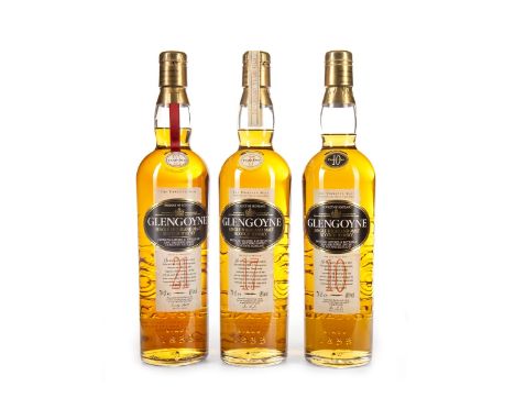 GLENGOYNE 21 YEARS OLD Single Malt Scotch Whisky 70cl, 43% volume. GLENGOYNE 17 YEARS OLD Single Malt Scotch Whisky 70cl, 43%