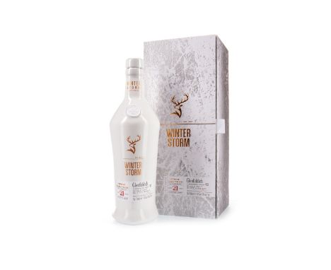 GLENFIDDICH WINTER STORM AGED 21 YEARS Single Malt Scotch Whisky Matured in Icewine casks. 70cl, 43% volume, in box.