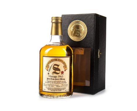 DUMBARTON 1963 SINGATORY VINTAGE AGED 26 YEARS Single Grain Scotch Whisky Distilled 30 June 1963, matured in cask no. 2012-20