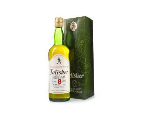 TALISKER AGED 8 YEARS Single Malt Scotch Whisky 75cl, 45.8% volume, in carton.