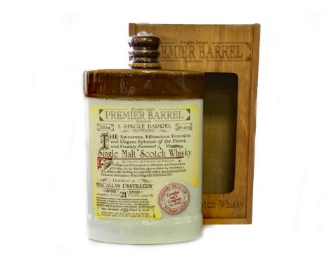 MACALLAN DOUGLAS LAING'S PREMIER BARREL AGED 21 YEARS Single Malt Scotch Whisky One of 269 bottles. 700ml, 46% volume, cerami