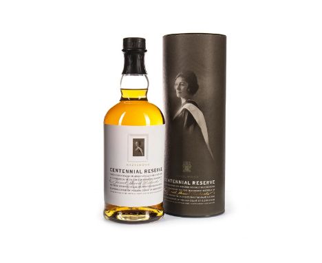 HAZELWOOD CENTENNIAL RESERVE AGED 20 YEARS Blended Scotch Whisky A marriage of one hundred specially selected casks in celebr