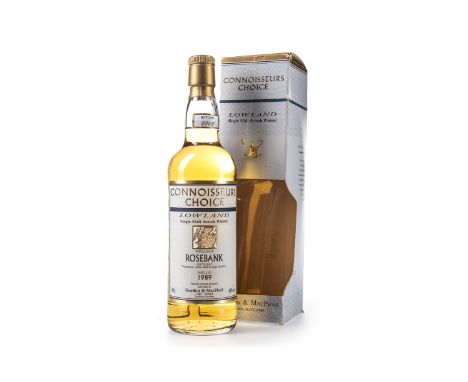 ROSEBANK 1989 CONNOISSEURS CHOICE Single Malt Scotch Whisky Bottled 2002. 70cl, 40% volume, in carton.