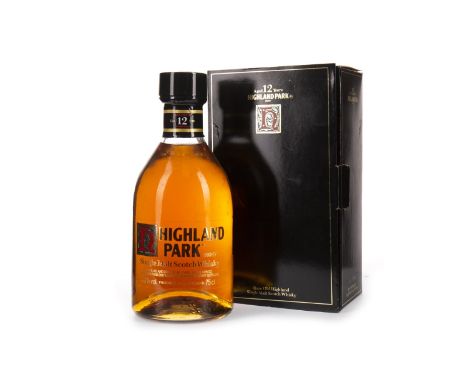HIGHLAND PARK 12 YEARS OLD DUMPY BOTTLE Single Malt Scotch Whisky 75cl, 40% volume, in carton.