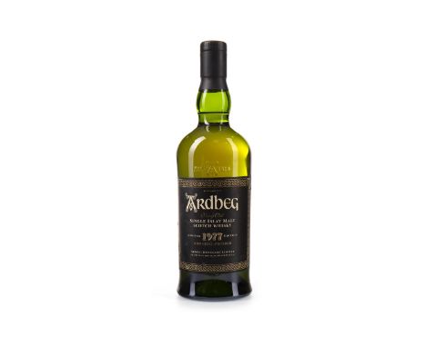 ARDBEG 1977 Single Malt Scotch Whisky 70cl, 46% volume.