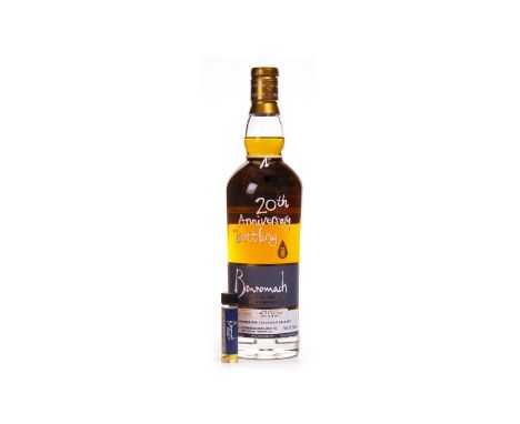 BENROMACH 1998 20TH ANNIVERSARY BOTTLING - COMMEMORATIVE COLLEAGUE RELEASE Single Malt Scotch Whisky Bottled in 2018. 70cl, 5