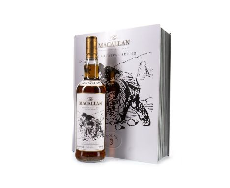 MACALLAN THE ARCHIVAL SERIES FOLIO 3 Single Malt Scotch Whisky 700ml, 43% volume, in presentation box with book.