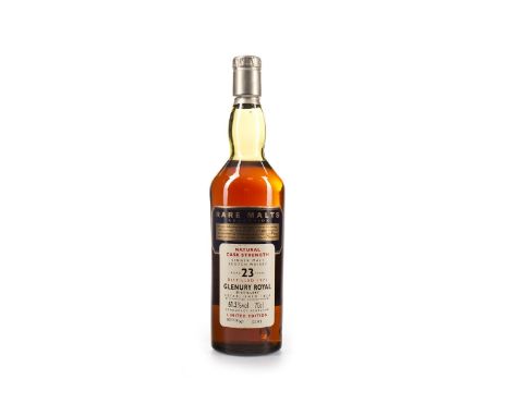 GLENURY ROYAL 1971 RARE MALTS AGED 23 YEARS Single Malt Scotch Whisky Bottle no. 3201. 70cl, 61.3% volume.