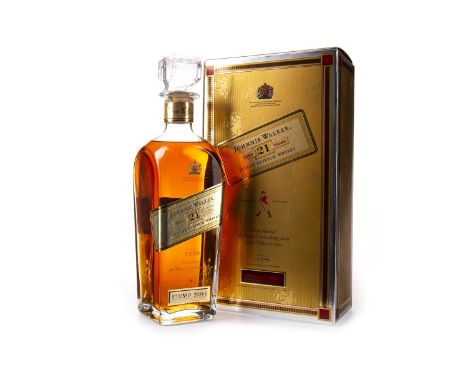 JOHNNIE WALKER AGED 21 YEARS Blended Scotch Whisky Bottle no. D26904. 70cl, 43% volume, in carton.