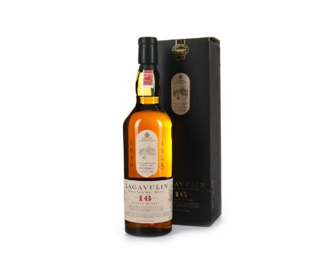 LAGAVULIN AGED 16 YEARS WHITE HORSE DISTILLERS Single Malt Scotch Whisky 70cl, 43% volume, in carton.