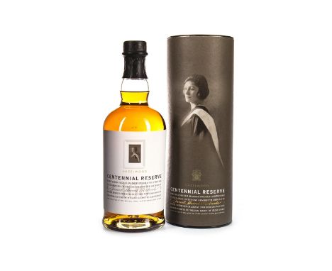 HAZELWOOD CENTENNIAL RESERVE AGED 20 YEARS Blended Scotch Whisky A marriage of one hundred specially selected casks in celebr