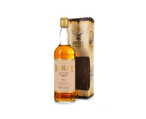 BALBLAIR 1964 G&amp;M Single Malt Scotch Whisky 70cl, 40% volume, in carton.