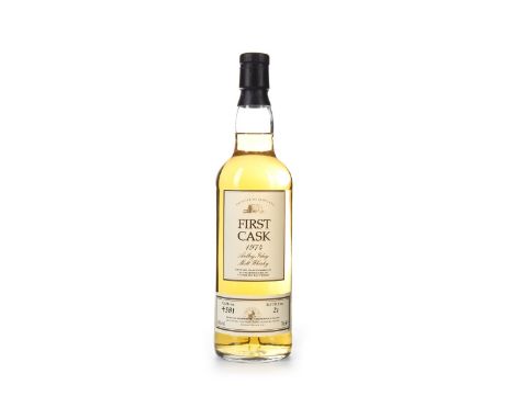 ARDBEG 1974 FIRST CASK AGED 19 YEARS Single Malt Scotch Whisky Distilled 27 September 1974, matured in cask no. 4381, bottle 
