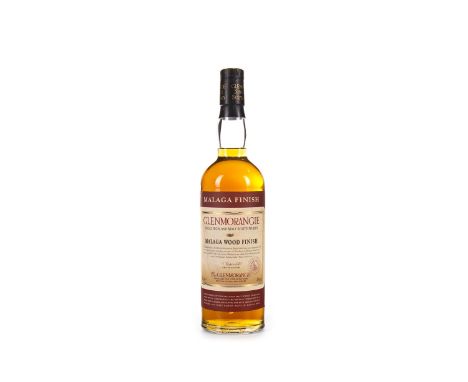 GLENMORANGIE 25 YEARS OLD MALAGA WOOD FINISH Single Malt Scotch Whisky Finished for one year in Malaga wine butts. 70cl, 43% 