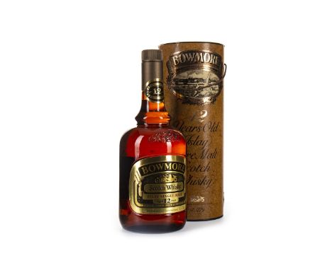 BOWMORE AGED 12 YEARS DUMPY BOTTLE - ONE LITRE Single Malt Scotch Whisky One litre, 43% volume, in tube.
