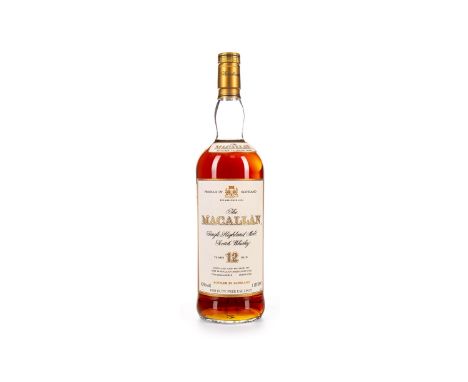 MACALLAN 12 YEARS OLD - ONE LITRE Single Malt Scotch Whisky One litre, 43% volume