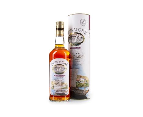 BOWMORE VOYAGE PORT CASK Single Malt Scotch Whisky Bottle no. 5375. 700ml, 56% volume, in tube.