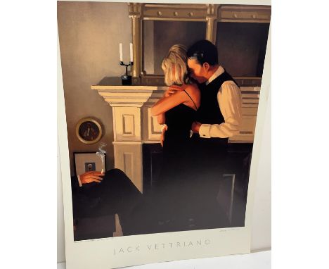 After Jack Vettriano (Scottish b.1951); 'Beautiful Losers 11 (Detail)' ltd.ed Art Print, signed and inscribed in pencil 'Musi