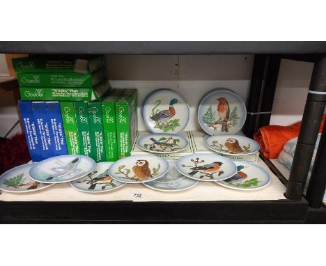 13 boxed Goebel collectors hand painted plates