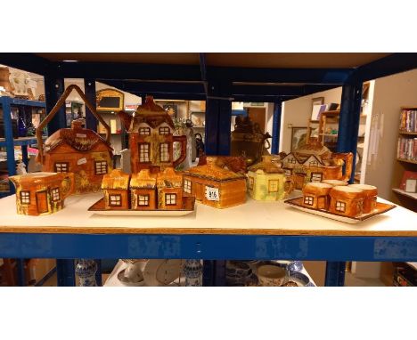 A good selection of cottage pottery including Price Kensington