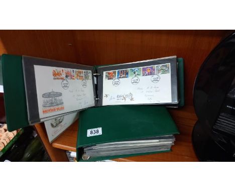 2 albums of first day covers