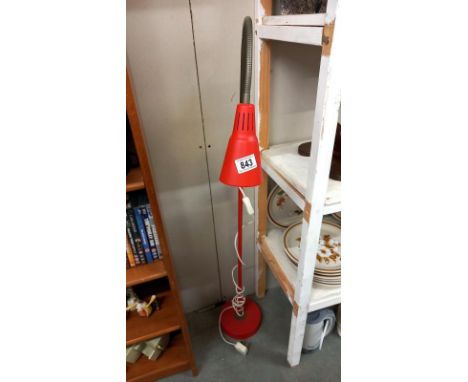 A retro standard lamp