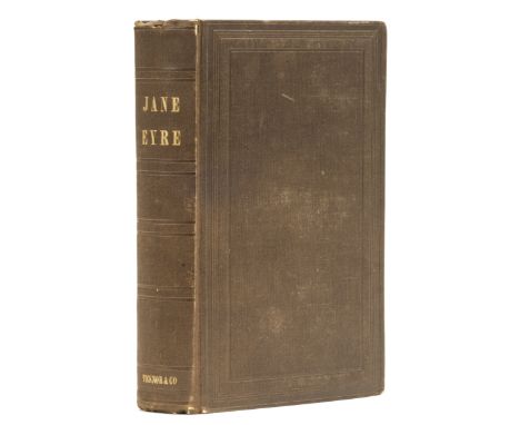 [Brontë (Charlotte)] Jane Eyre. An Autobiography. Edited by Currer Bell, third American edition, 1 p. advertisement, lacking 