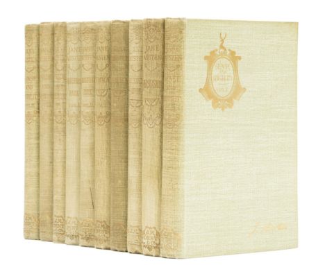 Austen (Jane) [The Novels], edited by R. Brimley Johnson, 6 vol. in 10, photogravure frontispieces and plates by William Cubi