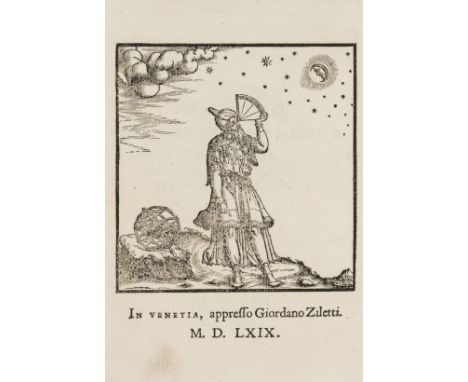 Architecture.- Belli (Silvio) Libro del Misurar Con La Vista..., collation: *4 A-R4, Roman type, title within ornate woodcut 