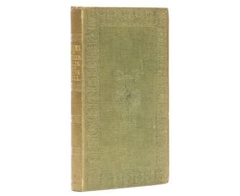 [Brontë (Charlotte, Emily & Anne)], "Currer, Ellis & Acton Bell". Poems, first edition, second issue, errata slip, advertisem