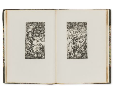 Rossetti (Christina) Goblin Market, one of 160 large paper copies, wood-engraved pictorial title, 12 plates and numerous illu