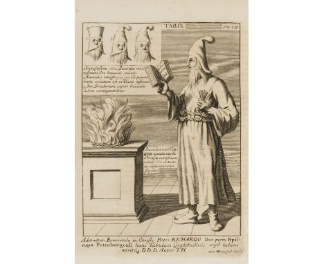 Hyde (Thomas) Veterum persarum et parthorum et medorum religionis historia, second edition, 20 engraved plates on 19 leaves, 