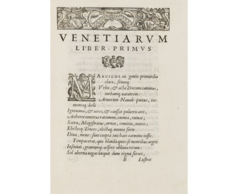 Venice.- Audebert (Germain) Venetiae Ad Sereniss. Ac. Sapientiss. Venetiarum Principem Nicolaum Deponte..., collation: A-M8 N