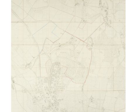 British Grand Prix.- Burd & Evans (Chartered Surveyors) Brands Hatch Circuit Ltd., 1964, detailed map of the motor racing cir