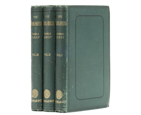 Hardy (Thomas) The Woodlanders, 3 vol., first edition in book form, [one of 1000 copies], half-titles, presentation copy "Wit