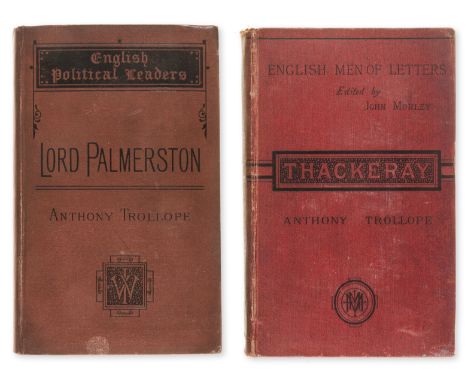 Trollope (Anthony) Lord Palmerston, from ''English Political Leaders' series, first edition, first issue with title dated 188