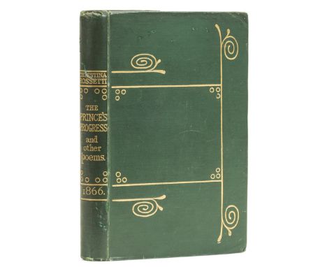 Rossetti (Christina) The Prince's Progress and other poems, first edition, half-title, wood-engraved frontispiece and title b