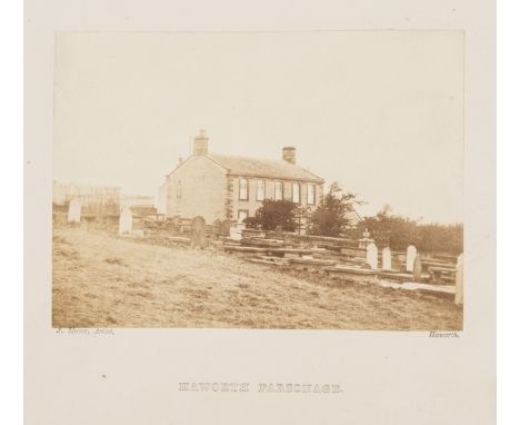 Brontë & Haworth Photographs.- Collection of 7 photographs, 2 of the Parsonage, one before the alterations of 1861 and photog