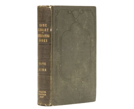 [Brontë (Charlotte)] Jane Eyre. An Autobiography. Edited by Currer Bell, second American edition, 1p. advertisements, occasio