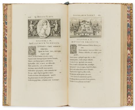 Austen (Jane).- Horatius Flaccus (Quintus) Opera, 2 vol., second issue with "potest" on p.108 of vol.2 and without 'List of A