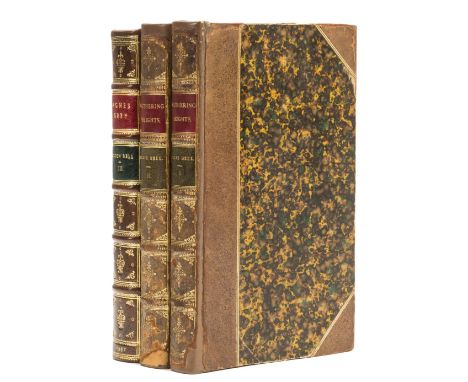 [Brontë (Emily and Anne)], "Ellis and Acton Bell". Wuthering Heights; Agnes Grey, together 3 vol. (as issued), first editions