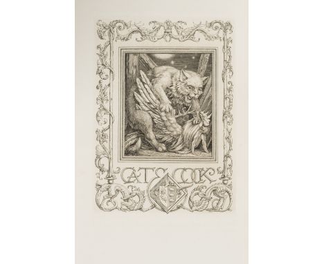 Gooden (Stephen).- Aesop. Fables, translated by Sir Roger l'Estrange, number 491 of 525 copies signed by the artist, copper-e