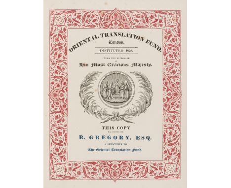 China.- Davis  (John Francis, translator) Han Koong Tsew, or The Sorrows of Han: A Chinese Tragedy, subscriber's copy, with 2