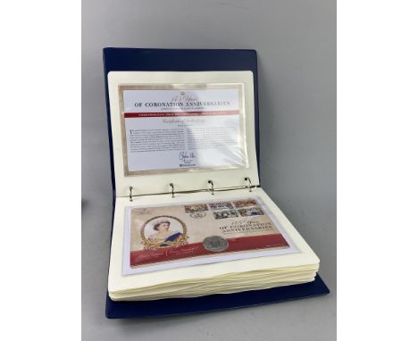 COLLECTION OF FIRST DAY COVERS, comprising four albums and some loose examples