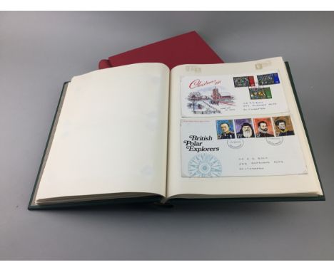 TWO ALBUMS OF FIRST DAY COVERS, British examples