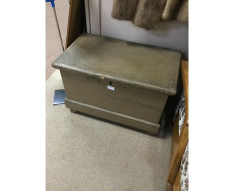 VICTORIAN TOOL CHEST, 65cm wide, containing children's books