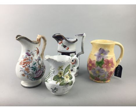 EDWARD RADFORD BURSLEM JUG, along with other jugs and Border Fine Arts examples