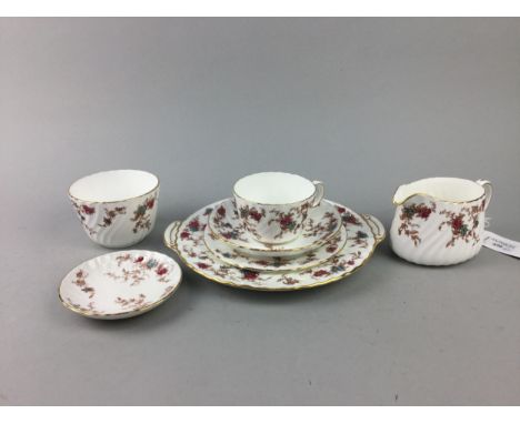 MINTON TEA SERVICE, with floral and gilt decoration, along with another part tea service